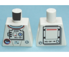 Torso Shuttle Adventure Logo and Equipment with 'AEJ-S81' Front and Back Pattern