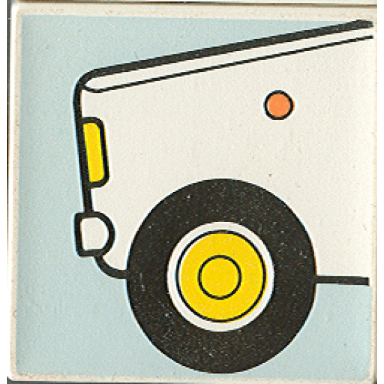 Duplo, Tile 2 x 2 x 1 with Community Mosaic Picture 16 Pattern (Set 9221)