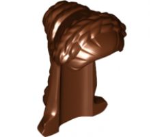Minifigure, Hair Female Long Top Braided, Elaborate