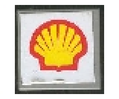 Tile 2 x 2 with Shell Logo Pattern (Sticker) - Set 6378