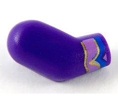 Arm, Right with Medium Lavender, Blue and Gold Cuffs Pattern