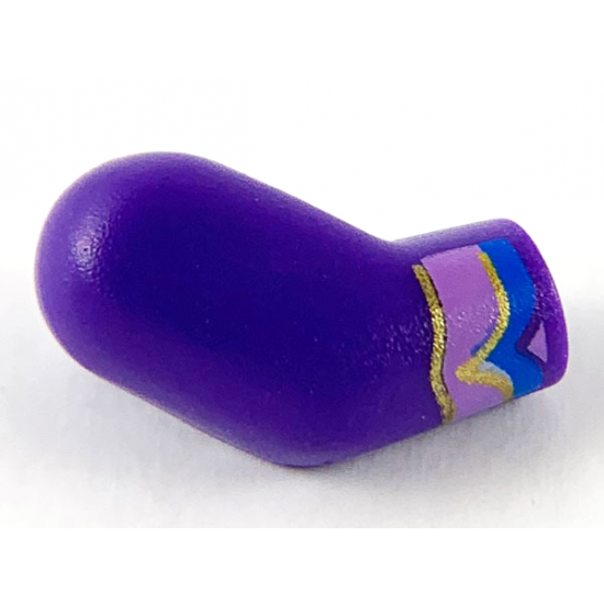 Arm, Right with Medium Lavender, Blue and Gold Cuffs Pattern