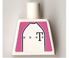 Torso German Telekom Dark Pink Pattern (Stickers on both sides)