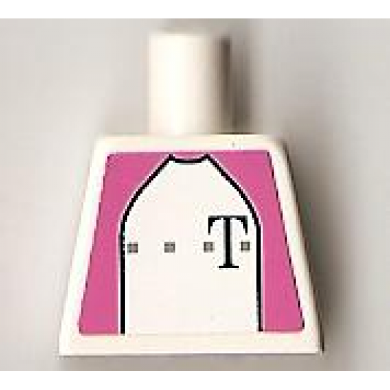 Torso German Telekom Dark Pink Pattern (Stickers on both sides)
