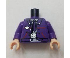 Torso Harry Potter Bus Driver Jacket and Dark Purple Tie Pattern / Dark Purple Arms / Light Nougat Hands