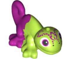 Chameleon, Friends / Elves with Black, Magenta and White Eyes and Marbled Magenta Pattern (Hidee)