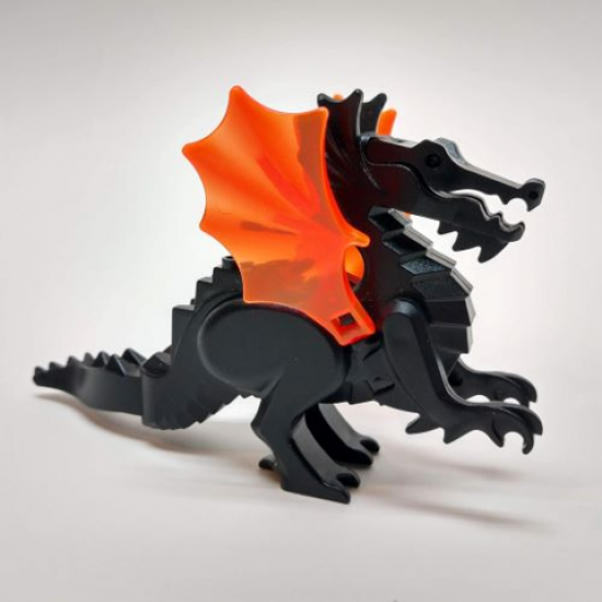 Animal, Air Dragon, Classic with Trans-Neon Orange Wings