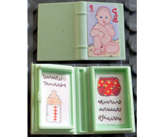 Minifigure, Utensil Book 2 x 3 with Baby Pattern (Stickers) - Sets 3112 / 3241
