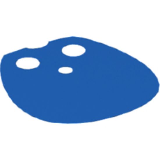 Minifigure, Body Wear Cape Cloth, 2 Holes and Rounded Edges - Spongy Stretchable Fabric