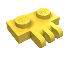 Hinge Plate 1 x 2 with 3 Fingers On Side