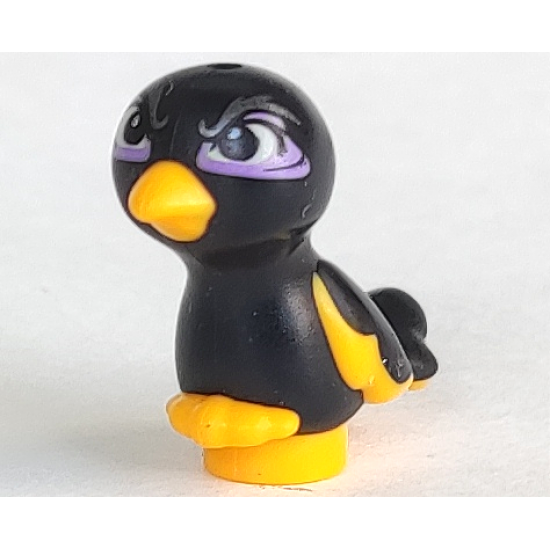 Animal, Air Bird Friends / Elves, Feet Joined with Black Body and Bright Light Yellow Eyes Pattern (Diablo)