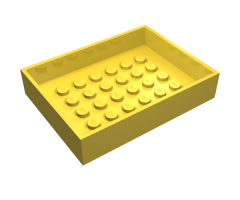 Container Box 6 x 8 x 1 1/3 Bottom