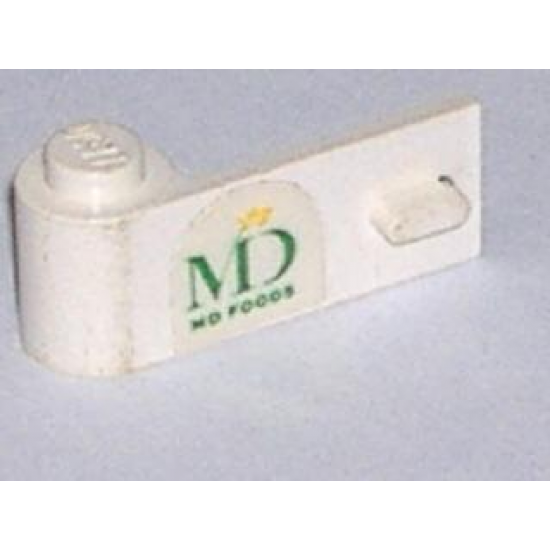 Door 1 x 3 x 1 Left with MD Foods Logo Pattern (Sticker) - Set 1952
