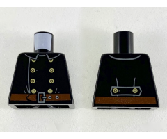 Torso Fire Uniform 8 Gold Buttons and Brown Belt Pattern