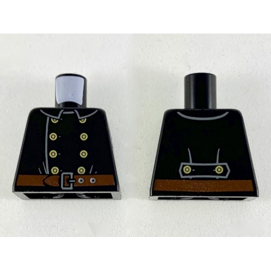 Torso Fire Uniform 8 Gold Buttons and Brown Belt Pattern