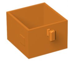 Duplo, Furniture Drawer 2 x 2 with Pull Handle