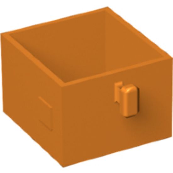 Duplo, Furniture Drawer 2 x 2 with Pull Handle
