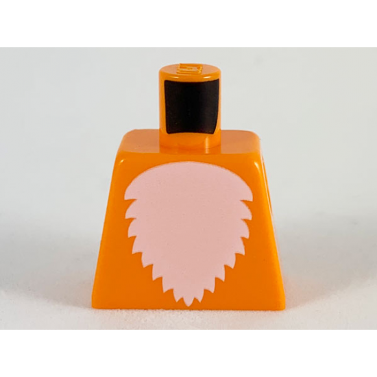 Torso with White Fur Pattern