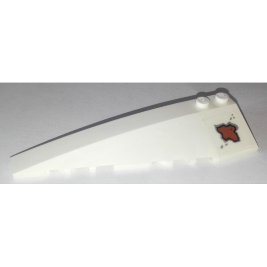 Wedge 10 x 3 Left with Rust Spot Pattern (Sticker) - Set 10274