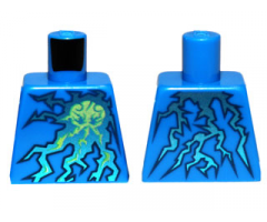 Torso Ninjago Lightning Energy Pattern (NRG Jay)
