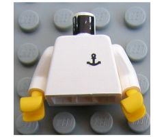 Torso Boat Anchor Logo Pattern / White Arms / Yellow Hands