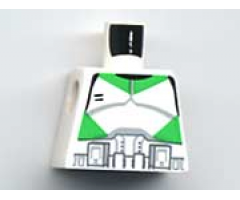 Torso SW Armor Clone Trooper with Green Stripes Pattern
