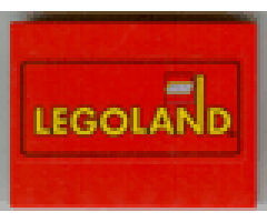 Slope 10 6 x 8 with Legoland Pattern (Sticker) - Set 3432