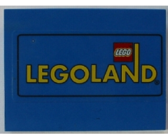 Slope 10 6 x 8 with Legoland Pattern (Sticker) - Set 3432