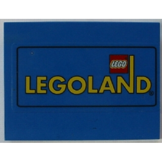 Slope 10 6 x 8 with Legoland Pattern (Sticker) - Set 3432