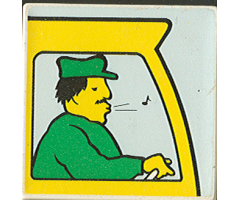 Duplo, Tile 2 x 2 x 1 with Community Mosaic Picture 03 Pattern (Set 9221)
