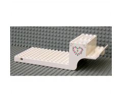 Vehicle, Base 10 X 20 Belville Horse Carriage with Crown and Flower Heart Pattern