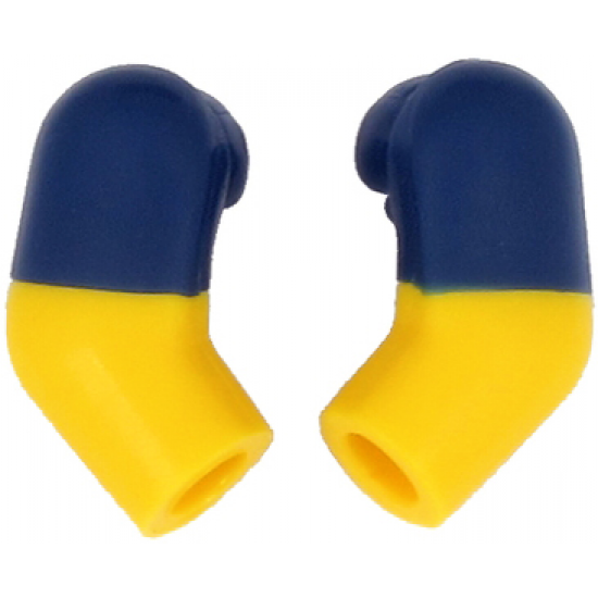 Arm, (Matching Left and Right) Pair with Dark Blue Short Sleeves Pattern