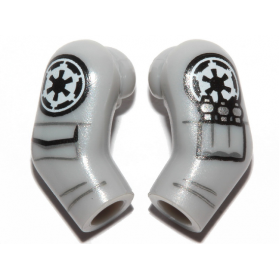 Arm, (Matching Left and Right) Pair with SW Imperial Logo and Pockets Pattern