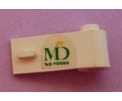Door 1 x 3 x 1 Right with MD Foods Logo Pattern (Sticker) - Set 1952
