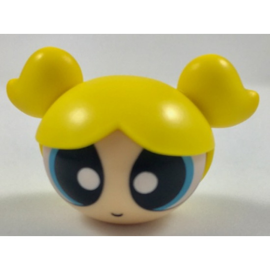 Minifigure, Head, Modified Bubbles Pattern