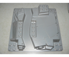 Duplo, Baseplate Raised 12 x 12 with Four Studs in Each Corner and Ridge (Set 7439)