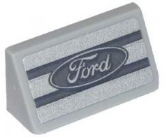 Slope 30 1 x 2 x 2/3 with Ford Logo Engine Valve Cover Pattern (Sticker) - Set 75875
