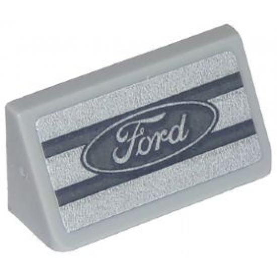 Slope 30 1 x 2 x 2/3 with Ford Logo Engine Valve Cover Pattern (Sticker) - Set 75875