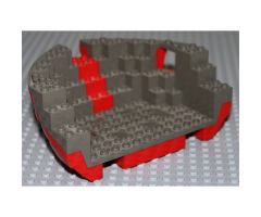 Boat Hull Large Bow 12 x 16 x 5 1/3, Top Color Dark Gray