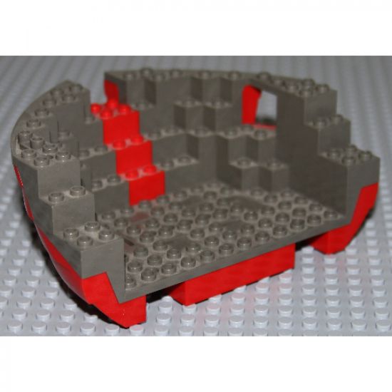 Boat Hull Large Bow 12 x 16 x 5 1/3, Top Color Dark Gray