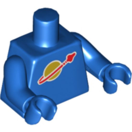 Torso Space Classic Moon Pattern / Blue Arms / Blue Hands