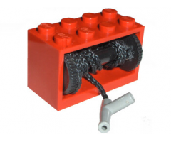 String Reel / Winch 2 x 4 x 2 Complete with String and Light Gray Hose Nozzle Simple