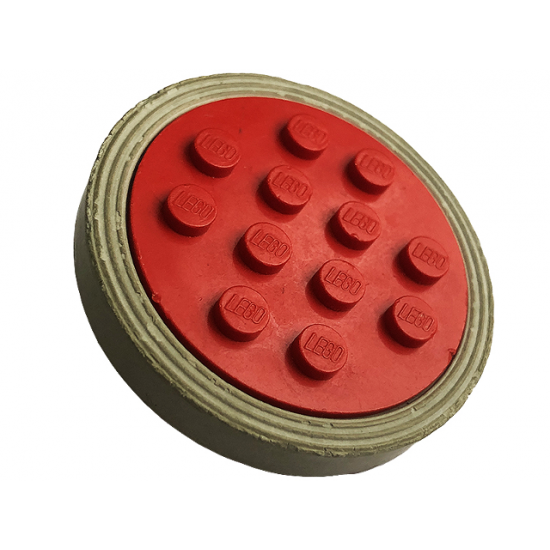 Wheel & Tire Assembly Classic 12 Studs with Light Gray Tire Smooth - Large (715 / 36)