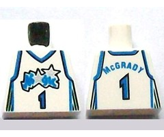 Torso NBA Orlando Magic #1 (White Jersey) Pattern
