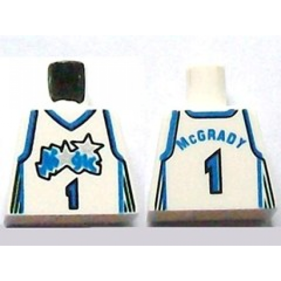 Torso NBA Orlando Magic #1 (White Jersey) Pattern