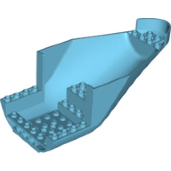 Aircraft Fuselage Aft Section Curved Bottom 8 x 16 with 2 Holes