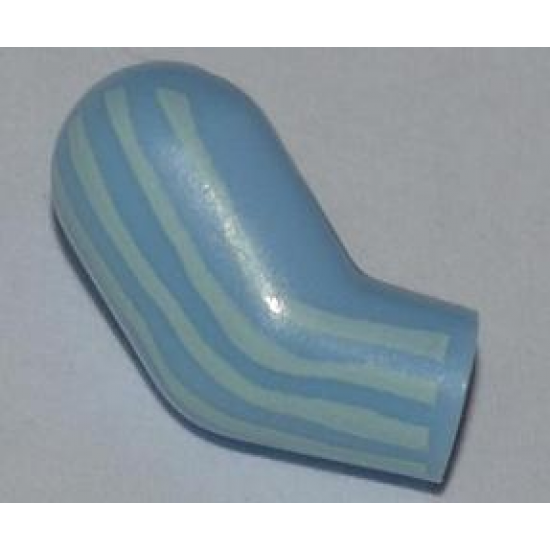 Arm, Right with Light Aqua Stripes Pattern