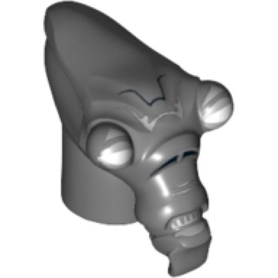Minifigure, Head, Modified SW Geonosian with Gray Eyes Pattern