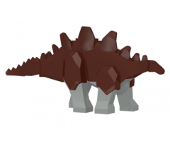 Animal, Dinosaur Stegosaurus with Light Gray Legs
