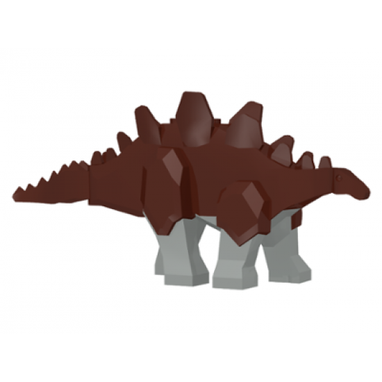 Animal, Dinosaur Stegosaurus with Light Gray Legs